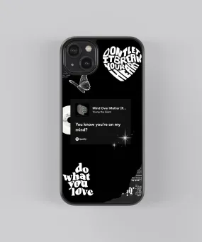 Mind Over Matter Spotify Glass Phone Case