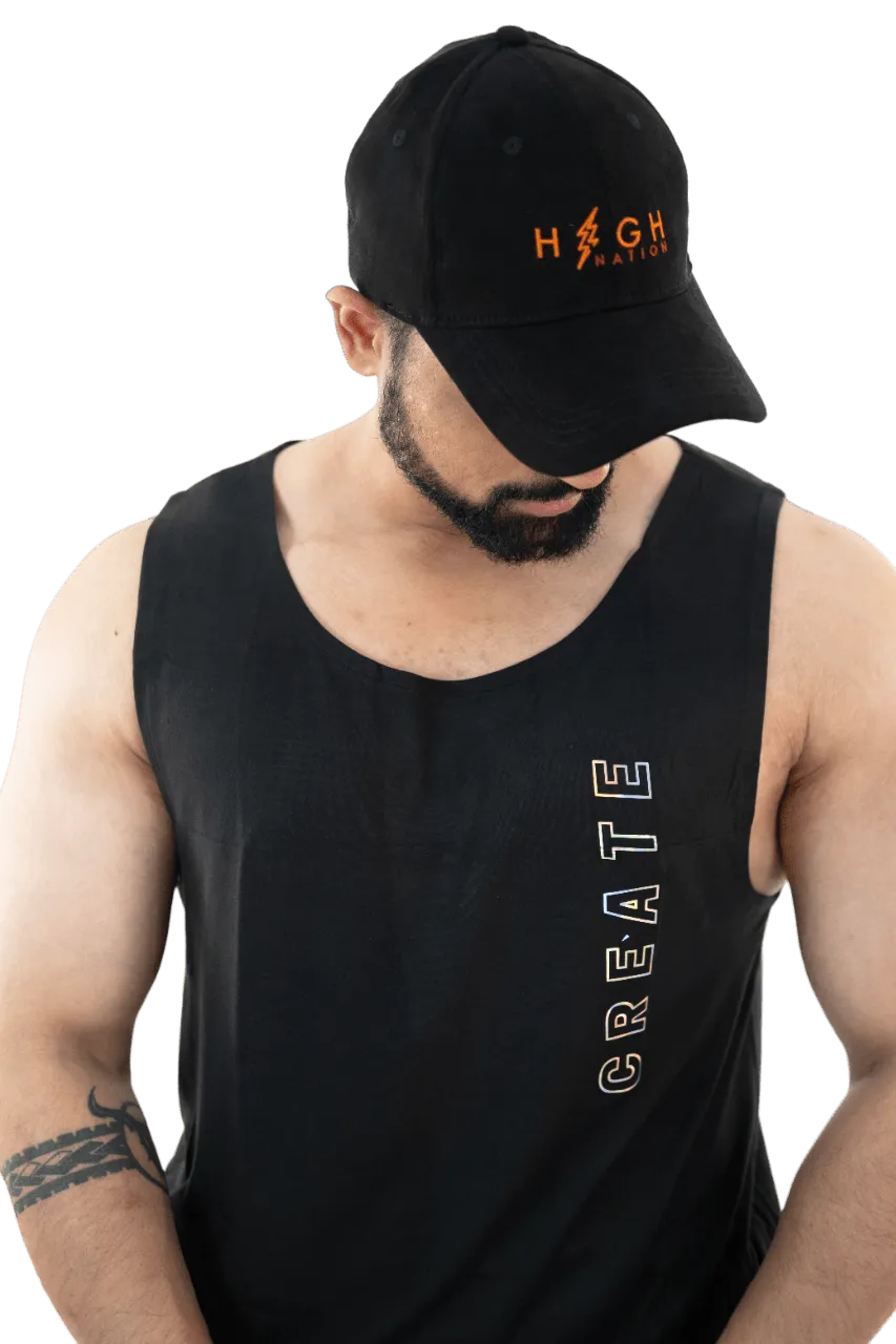 NoVA Men's Black Solid Vest