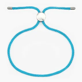 Nylon String With Adjustable Button (Light Blue)