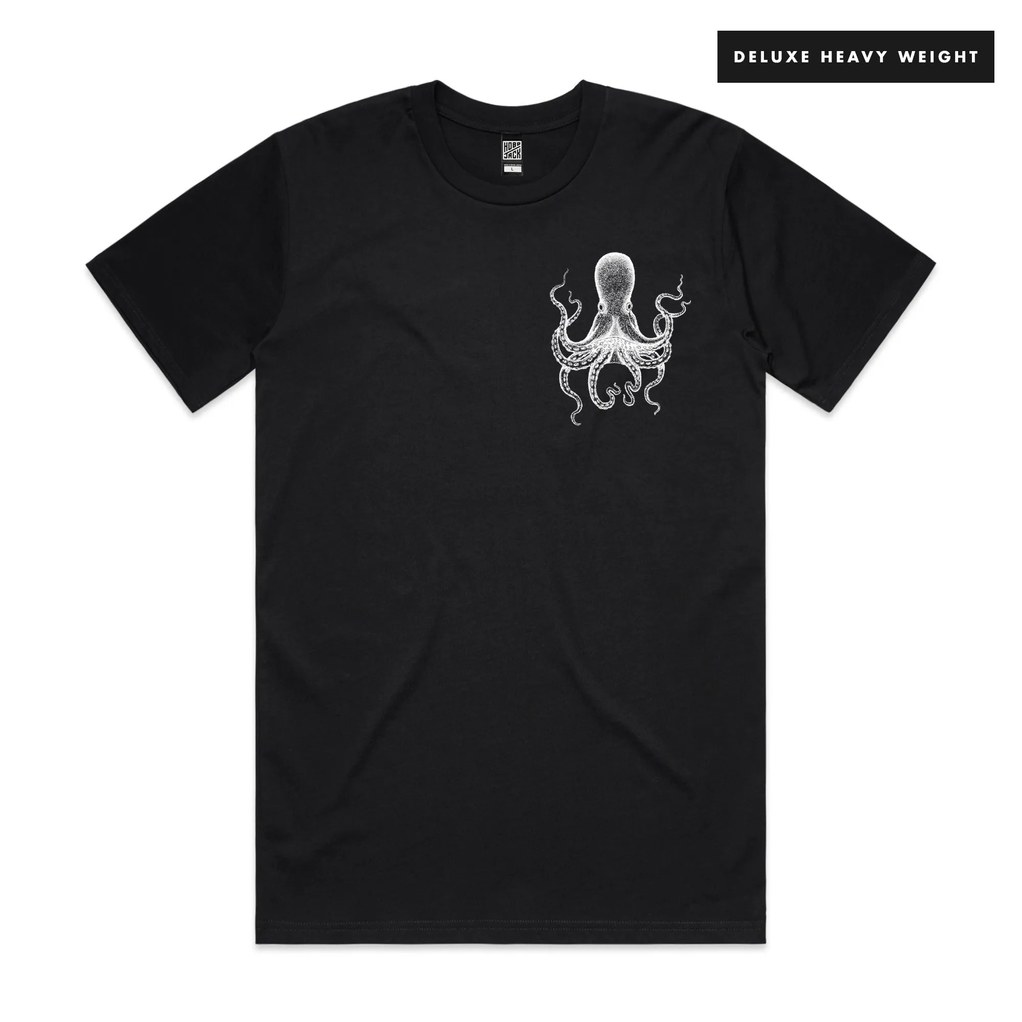 OCTOPUS TATTOO - POCKET BLACK T-Shirt  ~  BEN WILLS COLLAB