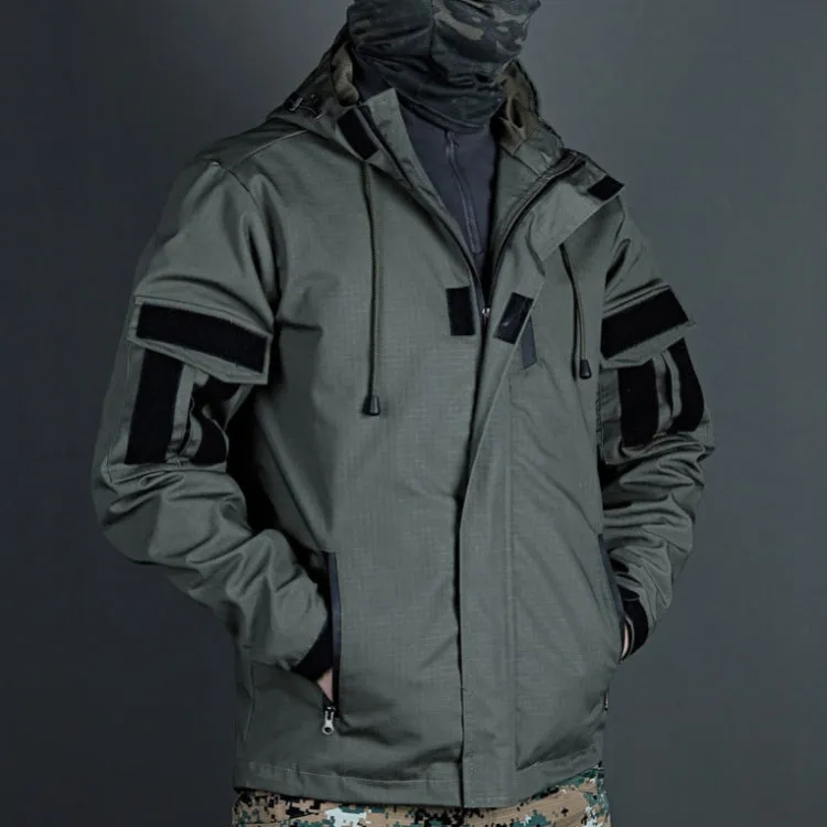 Outdoor Thin Combat Hooded Men's Jacket