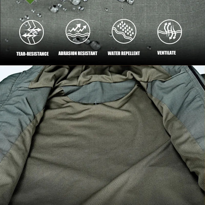 Outdoor Thin Combat Hooded Men's Jacket