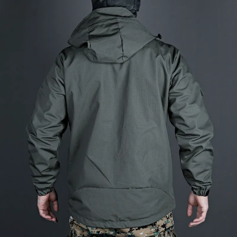 Outdoor Thin Combat Hooded Men's Jacket