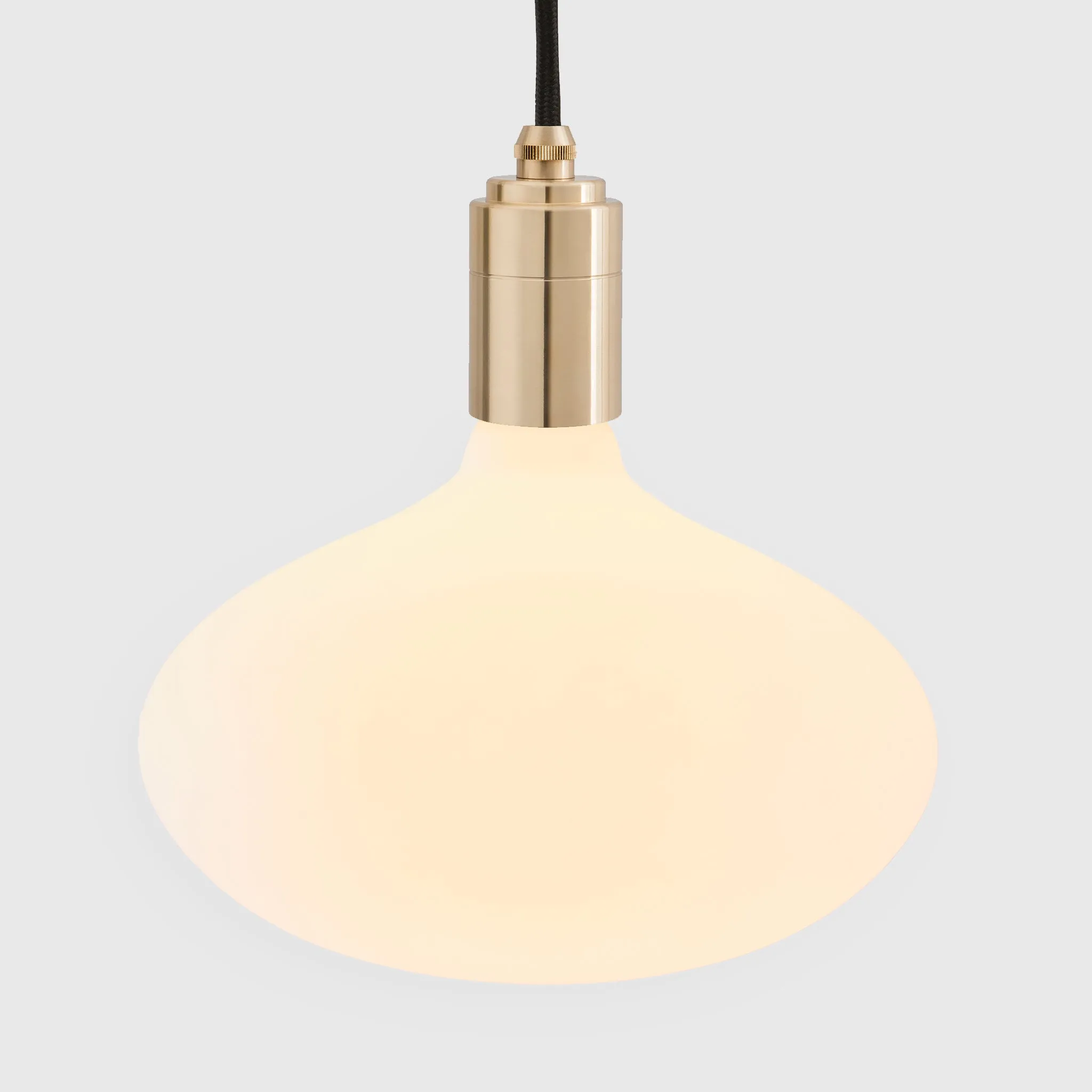 Oval II Plug-In Pendant in Brass