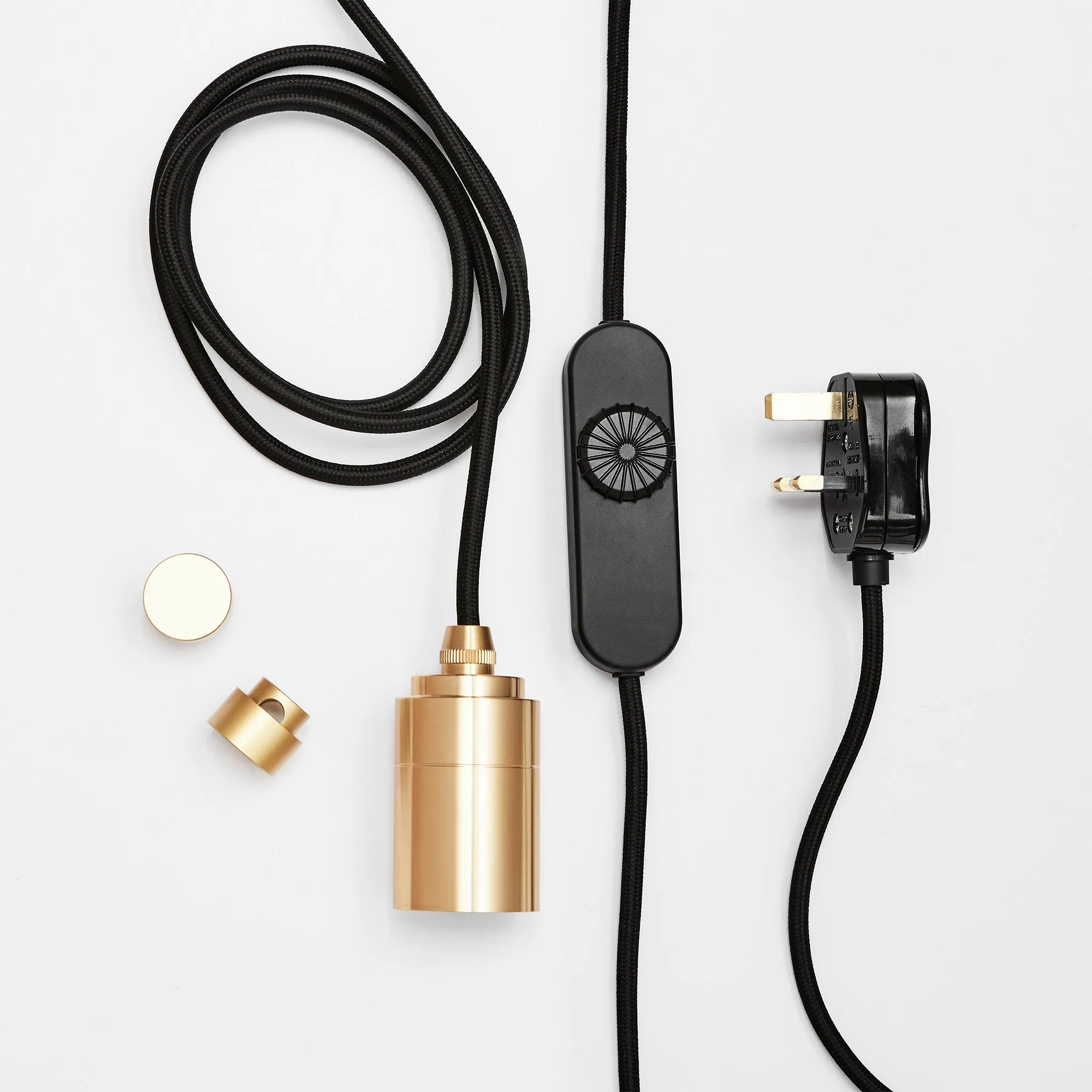 Oval II Plug-In Pendant in Brass