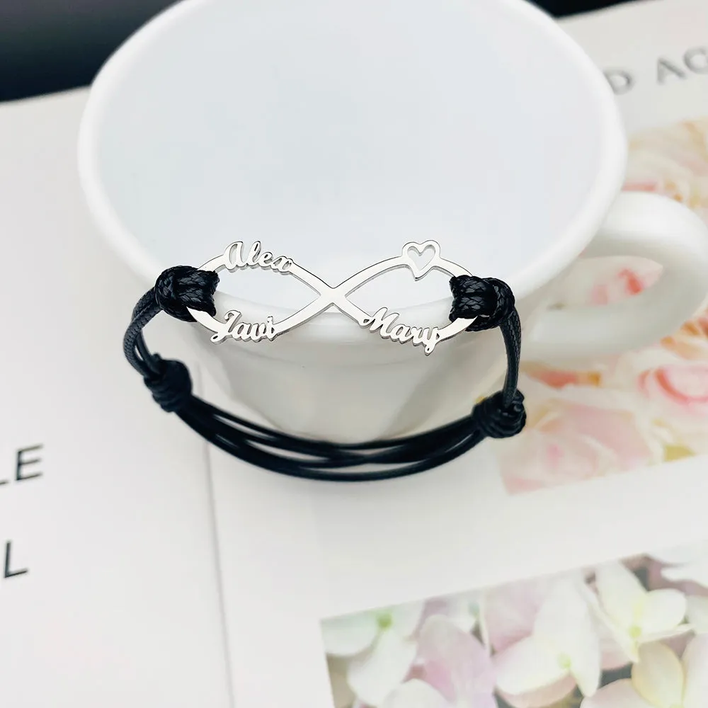 Personalized Infinity Bracelet