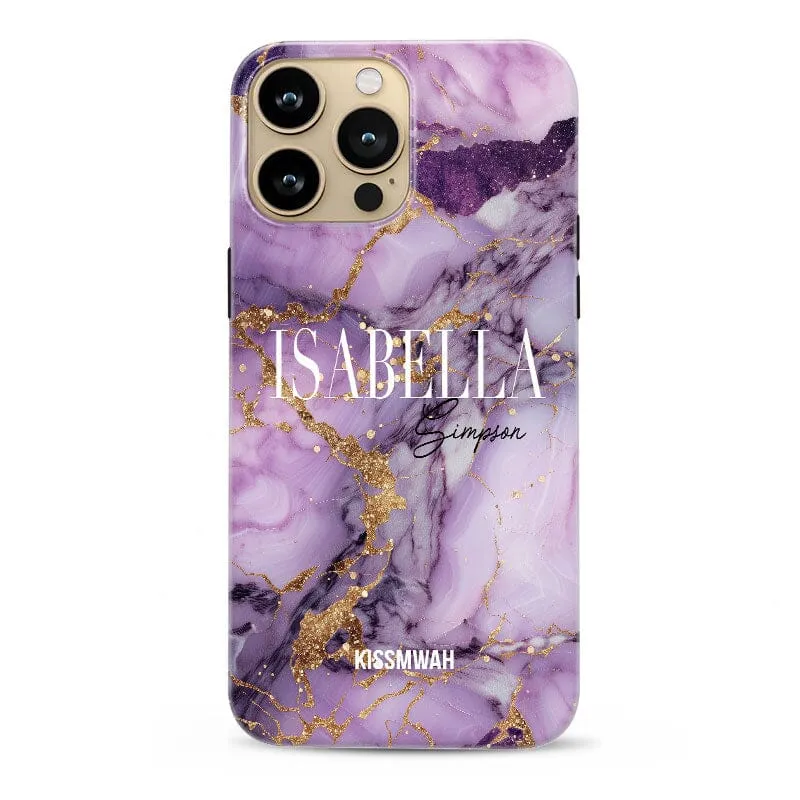 Purple Marble La Mode