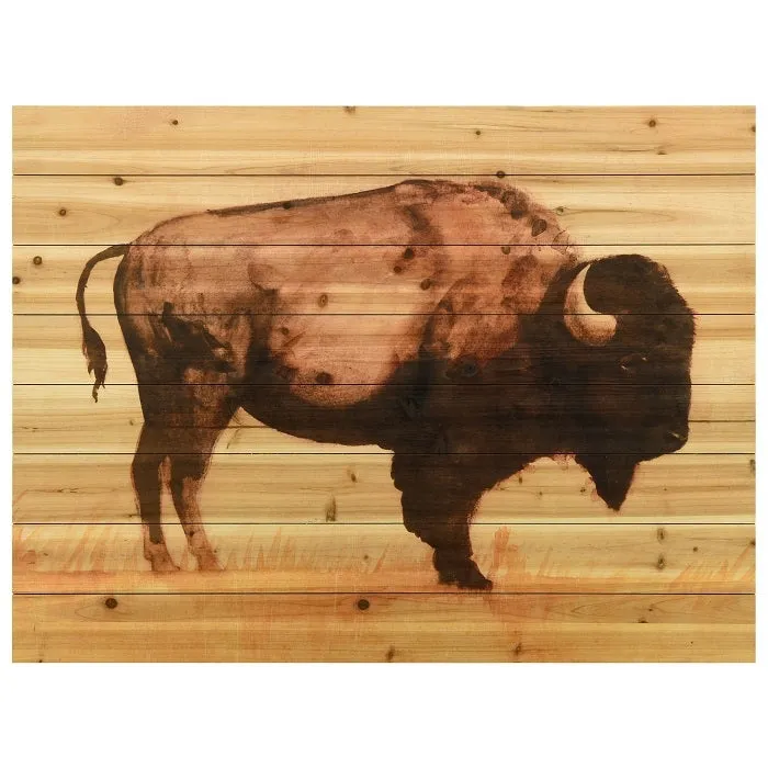 "Roam II" Arte de Legno Digital Print on Solid Wood Wall Art