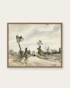 "Route de Saint-Germain" Art Print