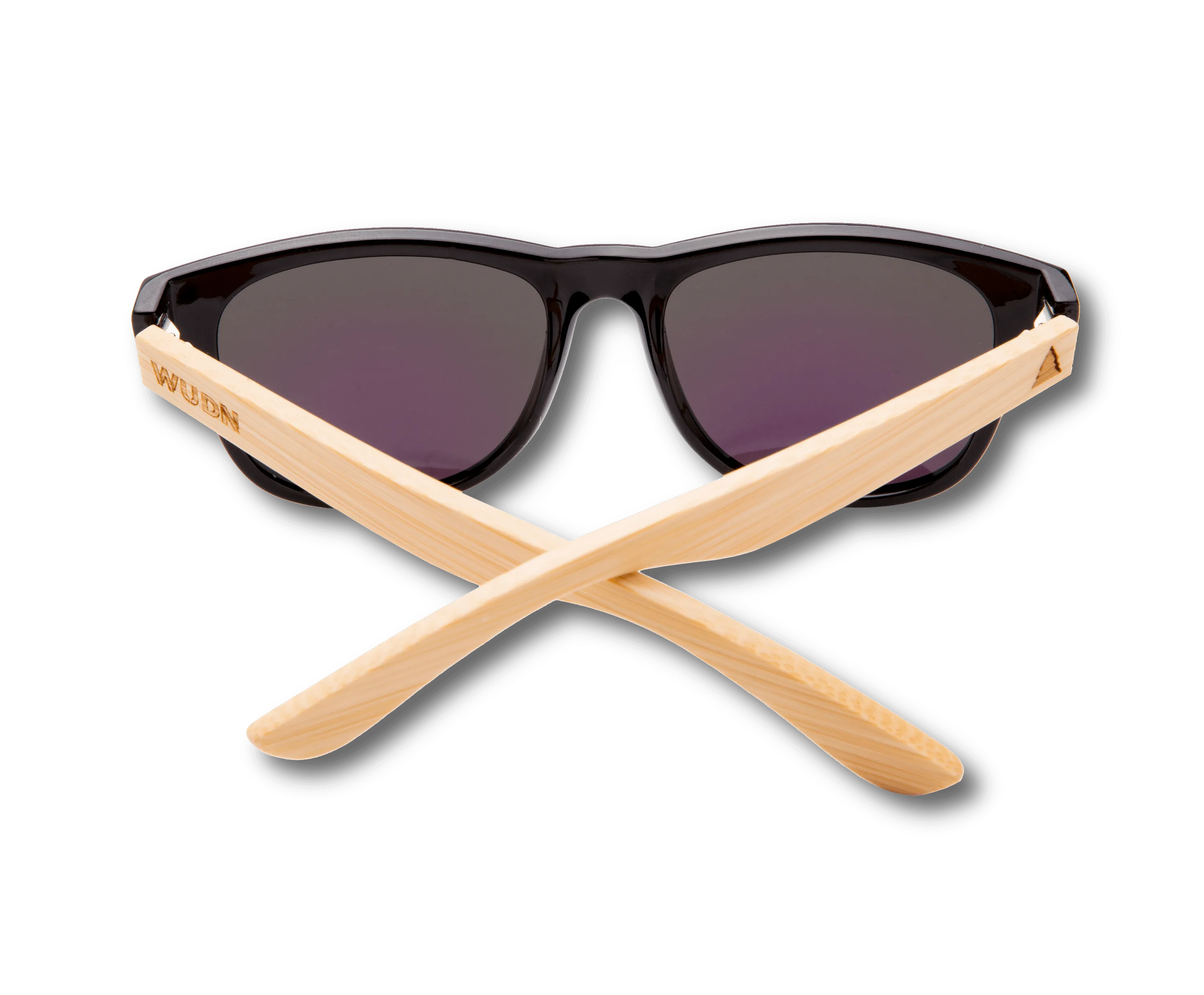 Real Bamboo Wood Wanderer Style Sunglasses by WUDN