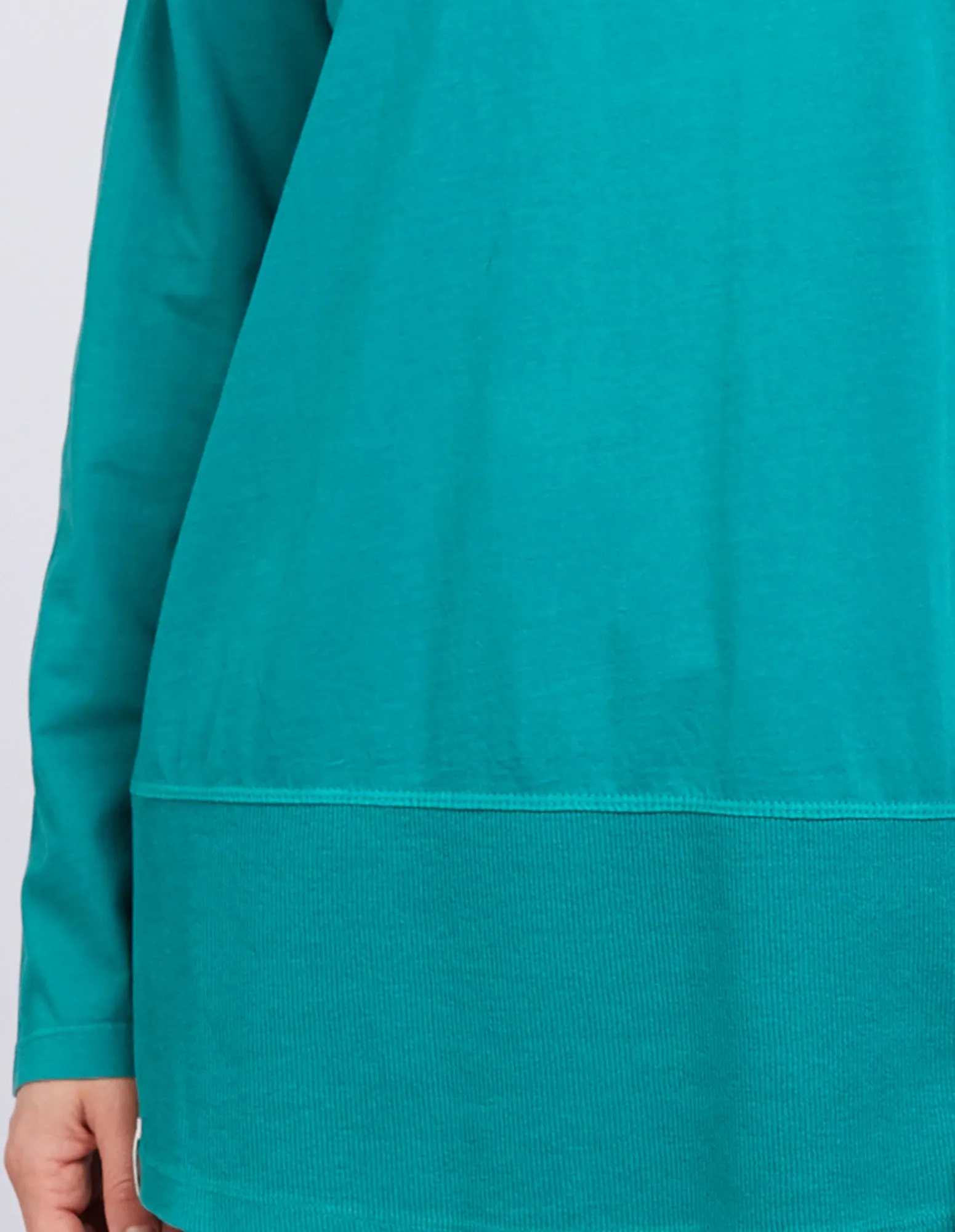 Rib Long Sleeve Winter Green