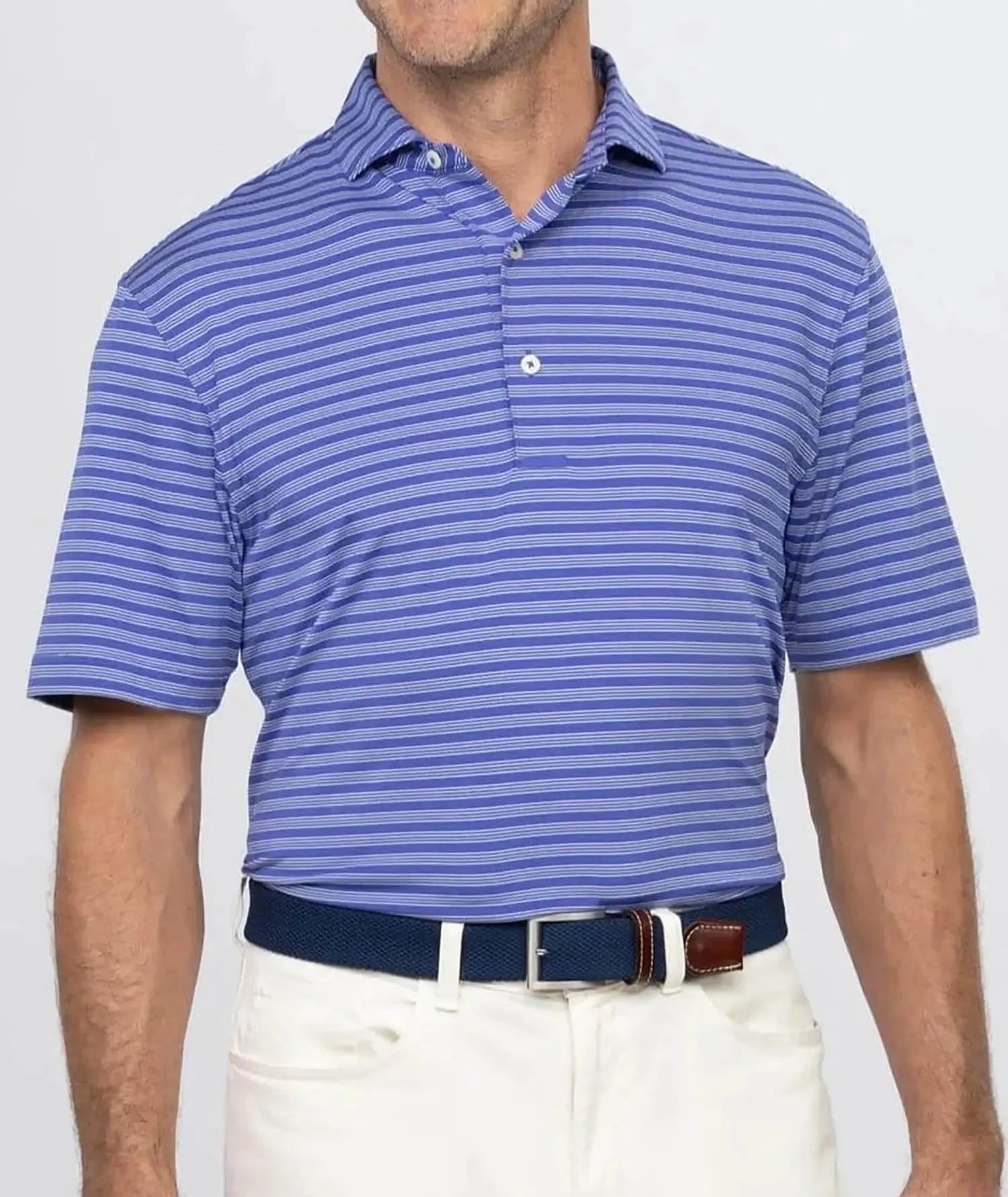 Rory Stripe Performance Polo