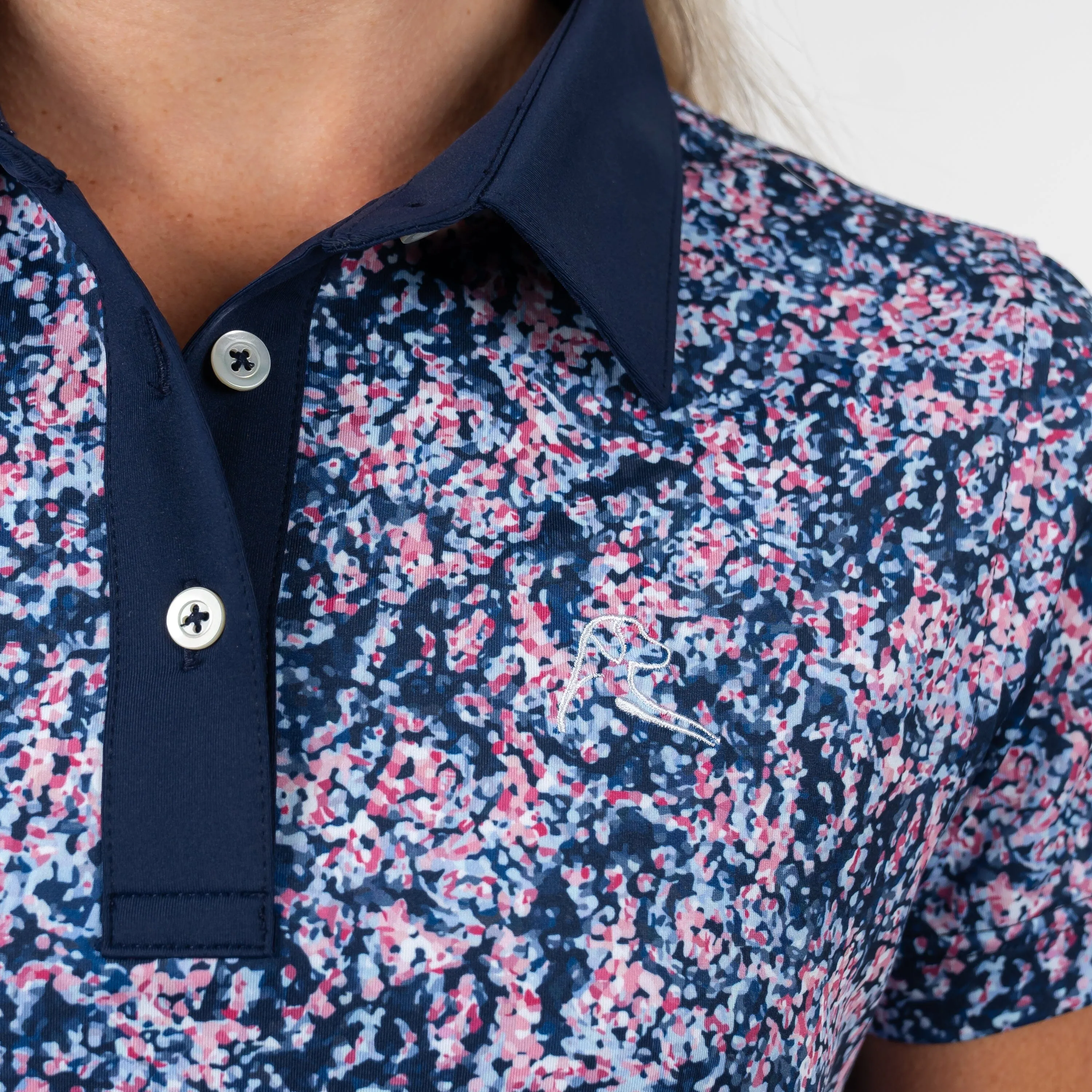 Rosette Performance Polo | The Rosette - Fleet Navy