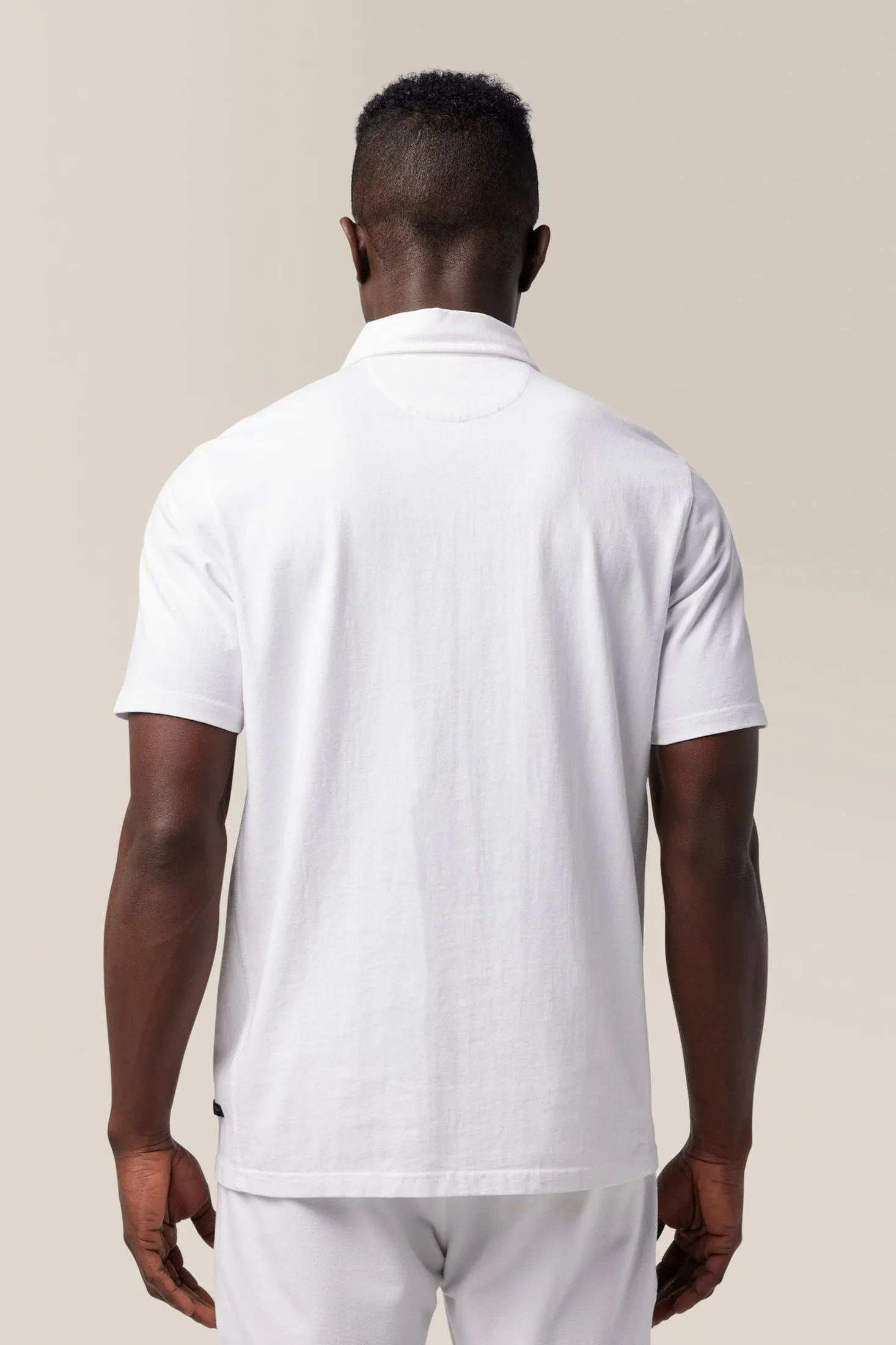 Rugby Shirt | Textured Cotton Jersey