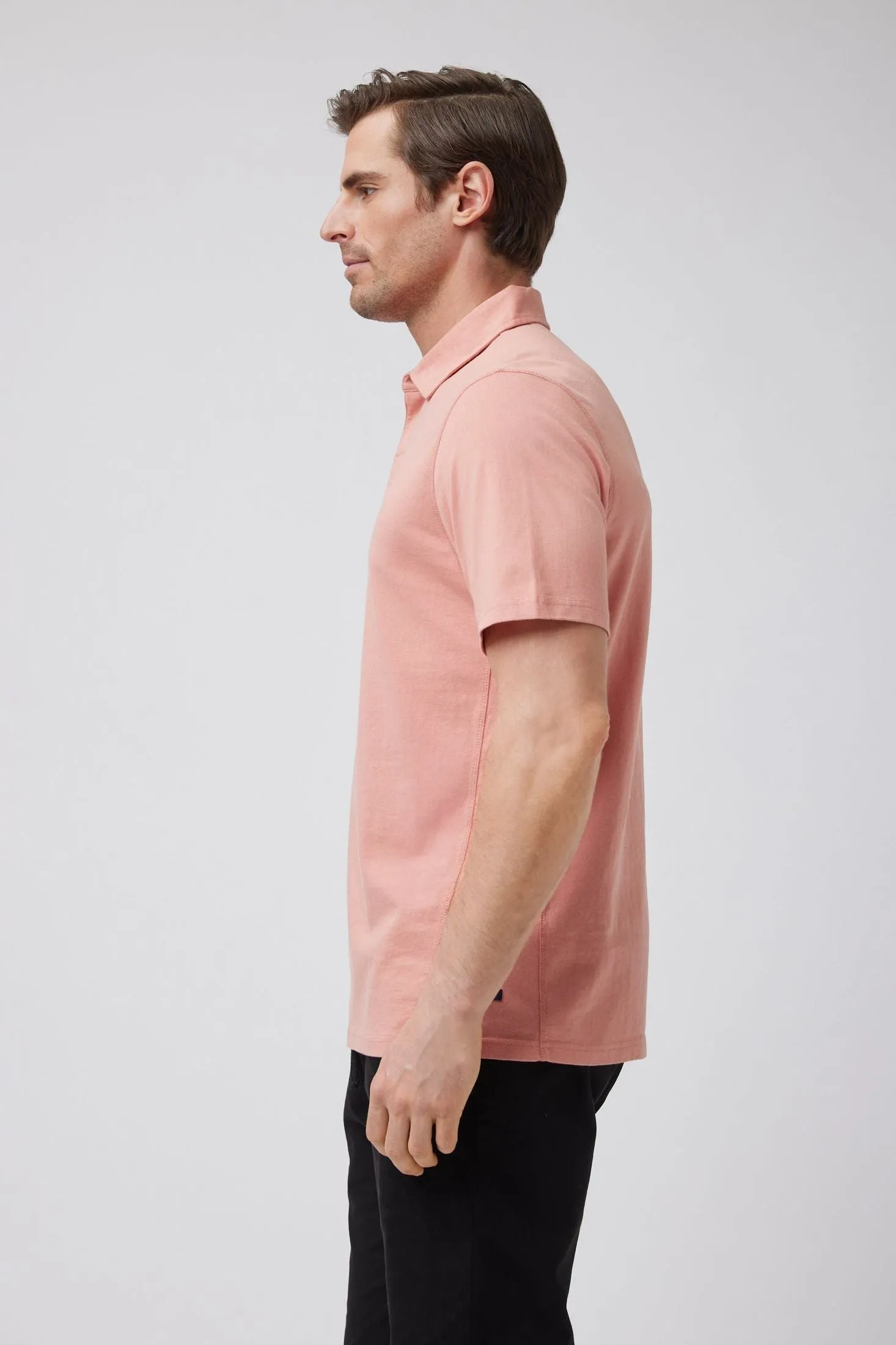 Rugby Shirt | Textured Cotton Jersey