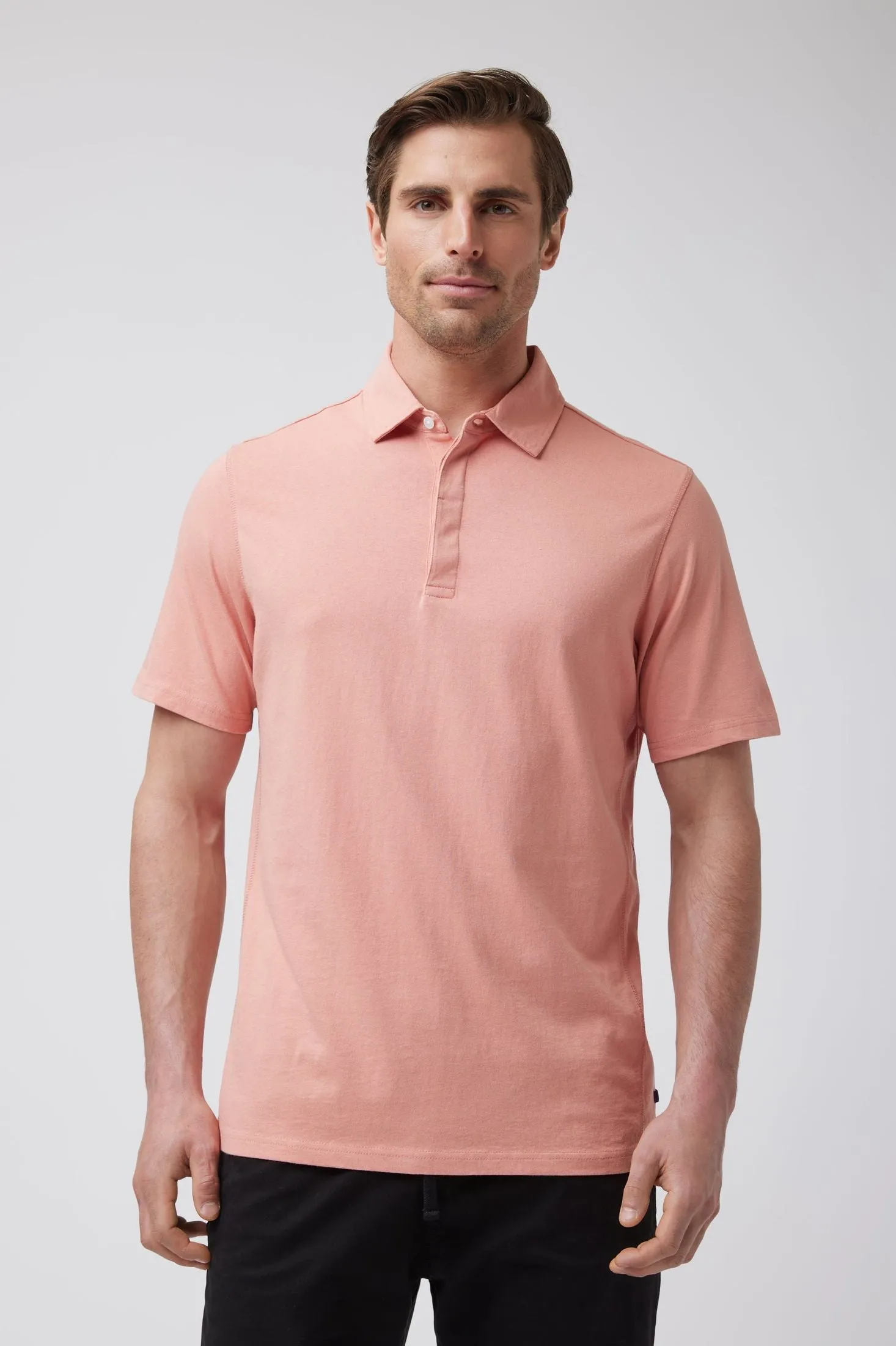 Rugby Shirt | Textured Cotton Jersey