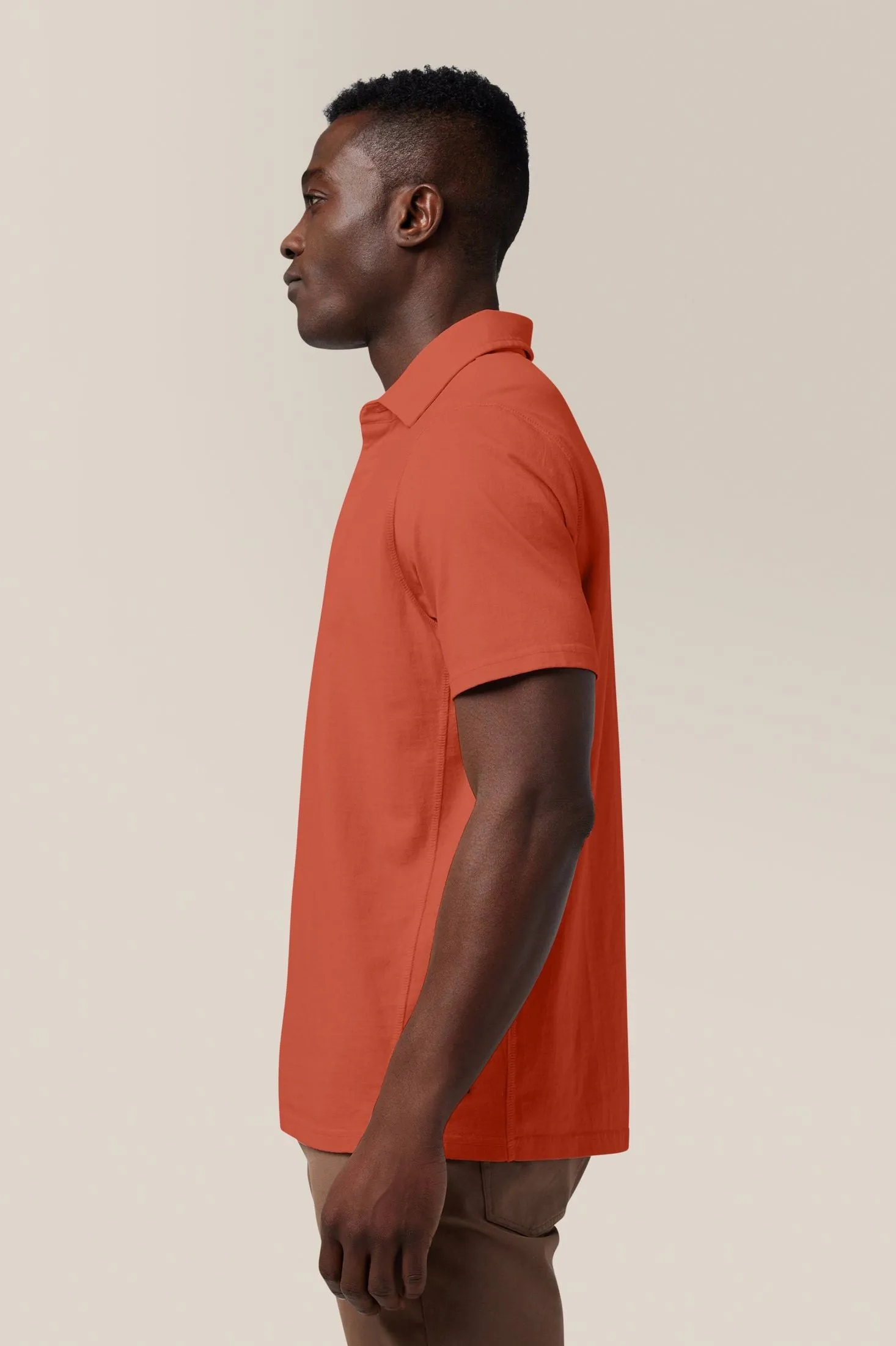 Rugby Shirt | Textured Cotton Jersey