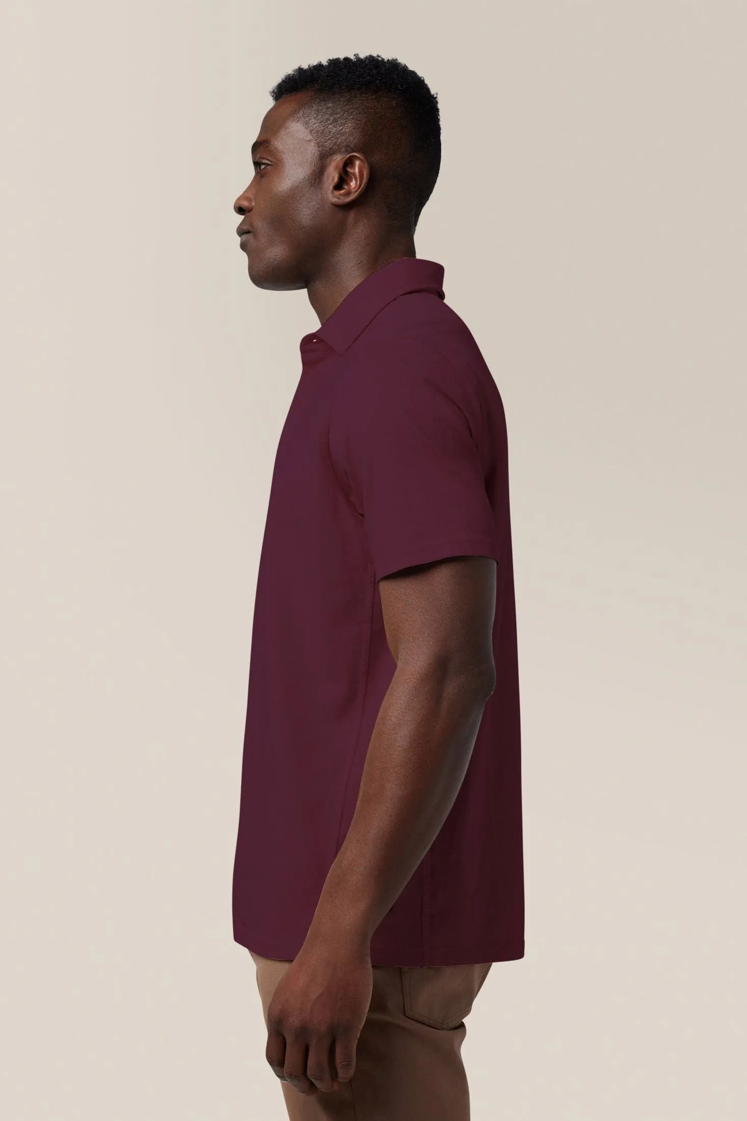 Rugby Shirt | Textured Cotton Jersey