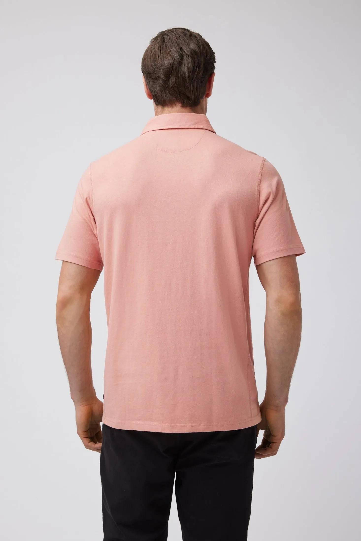 Rugby Shirt | Textured Cotton Jersey