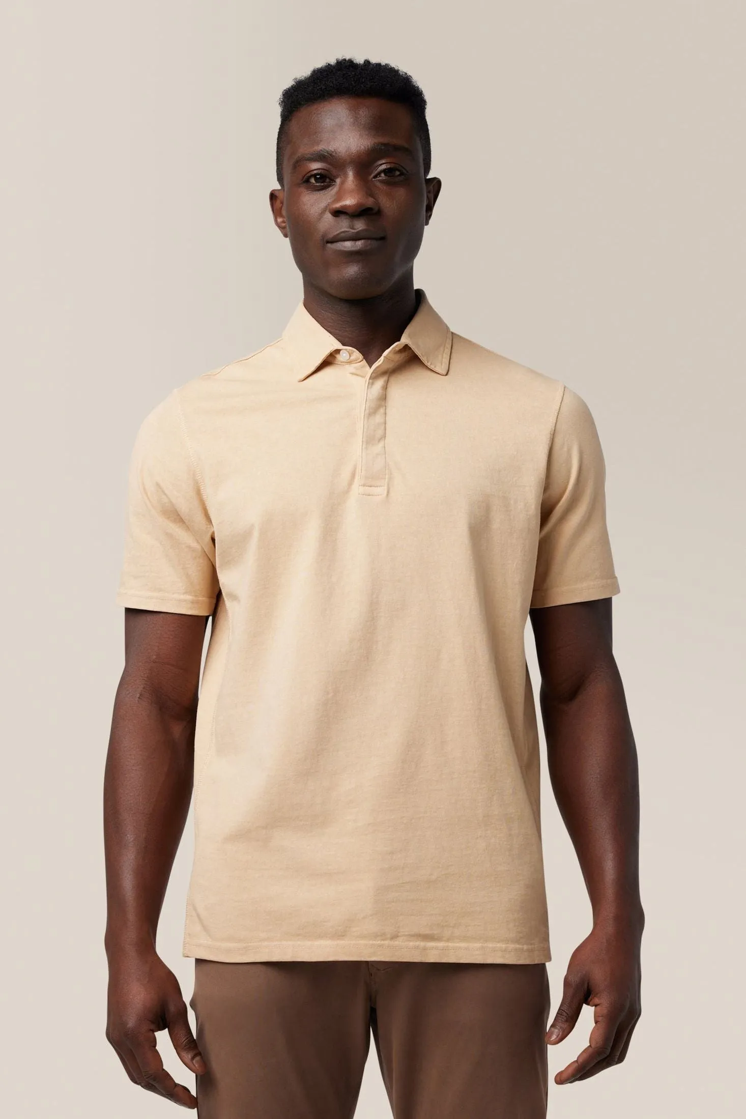 Rugby Shirt | Textured Cotton Jersey