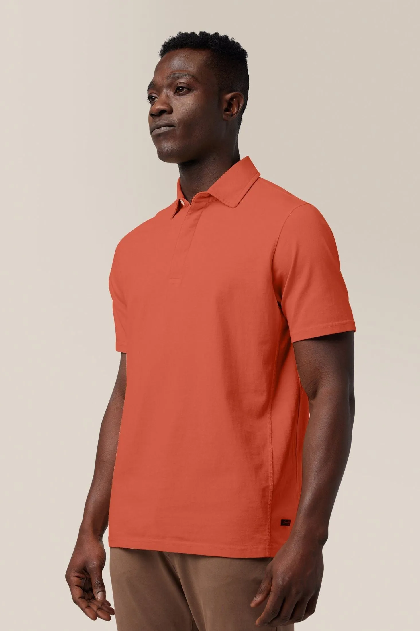 Rugby Shirt | Textured Cotton Jersey