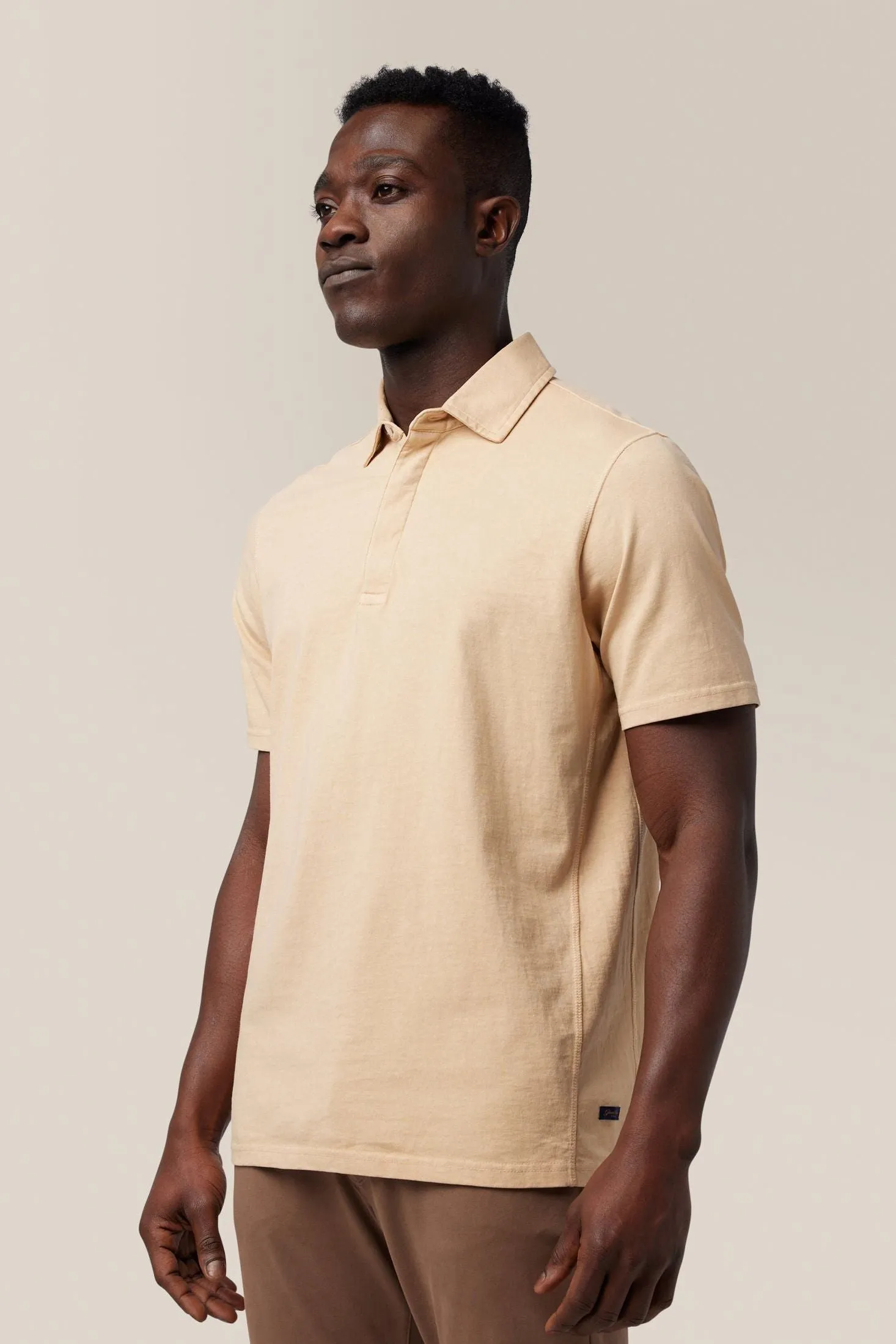 Rugby Shirt | Textured Cotton Jersey