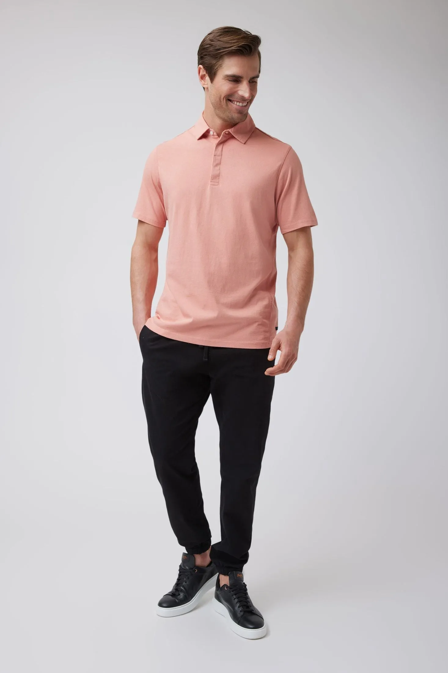 Rugby Shirt | Textured Cotton Jersey