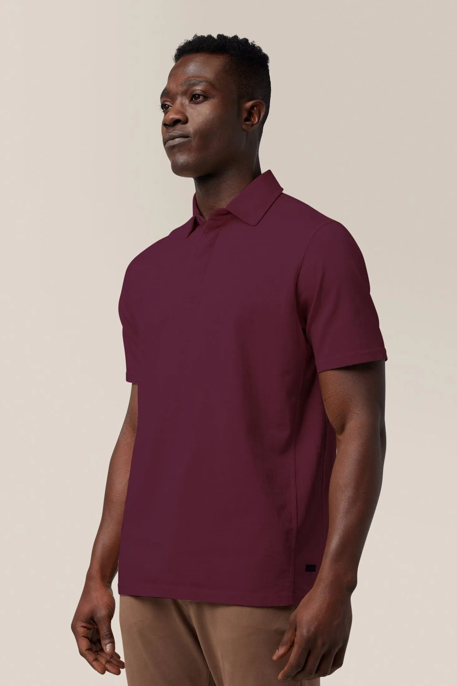 Rugby Shirt | Textured Cotton Jersey