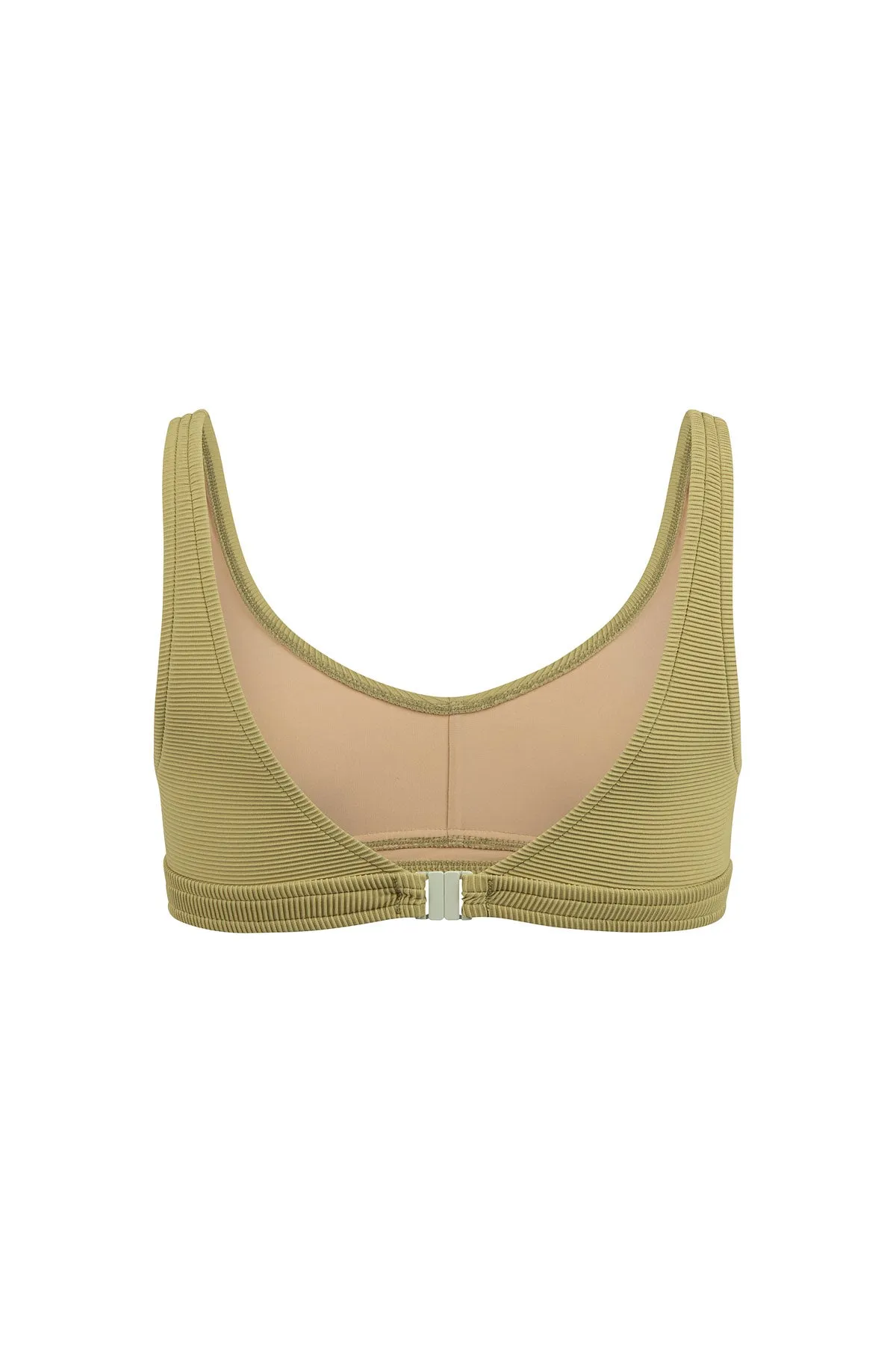 Signature Waistband Bralette Top - Avocado