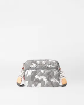 Silver Metallic Camo Small Metro Camera Bag