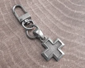 Square Cross Clip-On