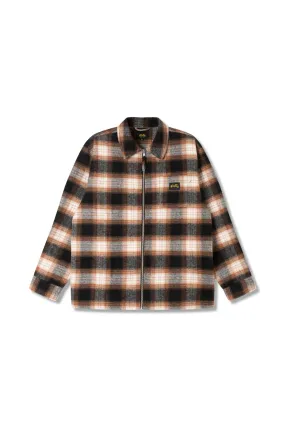 Stan Ray Zip Shirt Brown Plaid