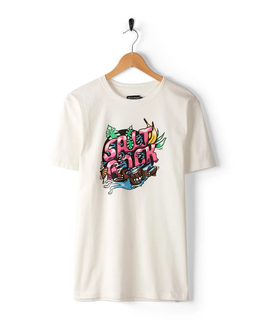 Tahiti - Mens Short Sleeve T-Shirt - White