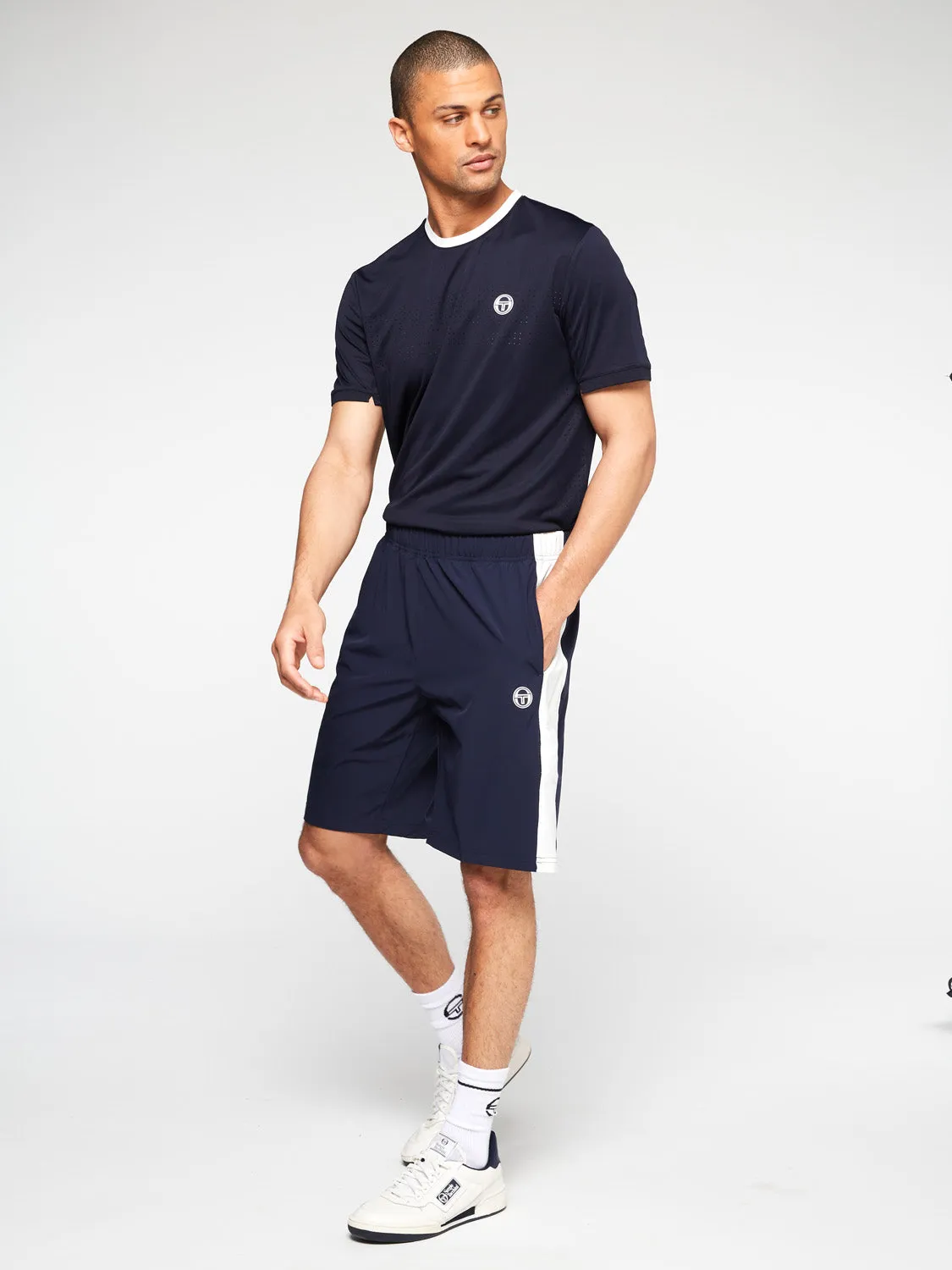 Tennis Young Line Pro Shorts - NIGHT SKY/BLANC DE BLANC