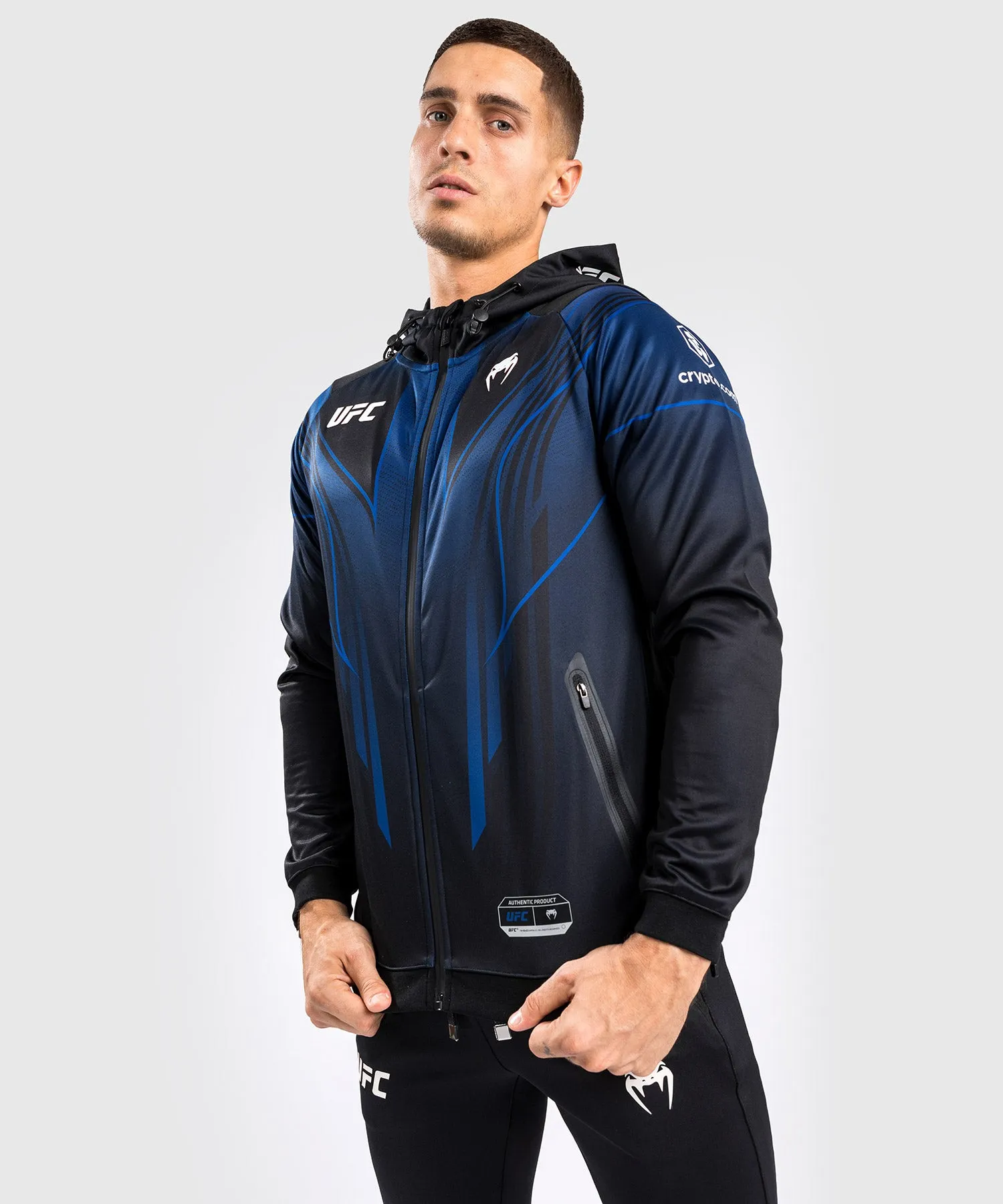 UFC AUTHENTIC FIGHT NIGHT 2.0 KIT BY VENUM MEN'S WALKOUT HOODIE - Midnight Edition