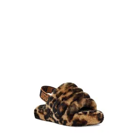 UGG Fluff Yeah Panther Print Butterscotch    