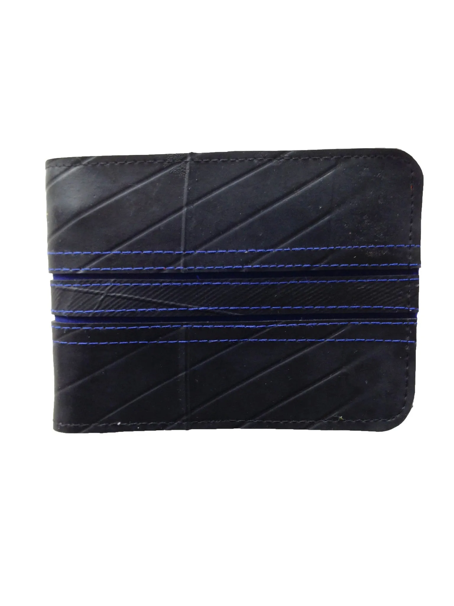 Upcycled Tyre Double Line Wallet