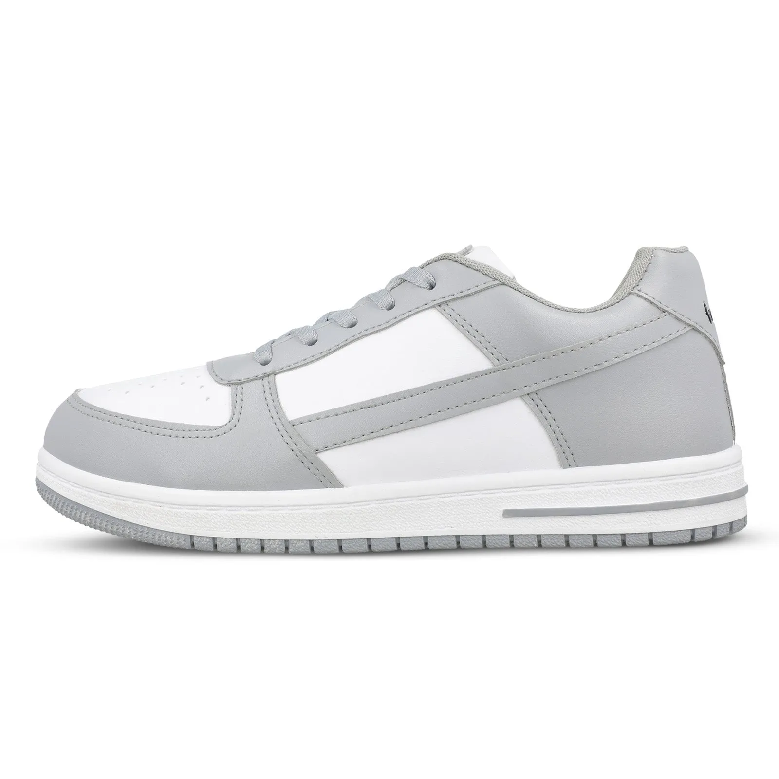 Walkaroo Men Walking Shoes - WY3335 Grey white