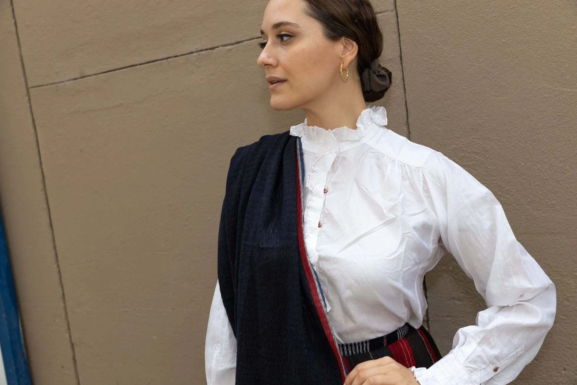 White Silk Blouse