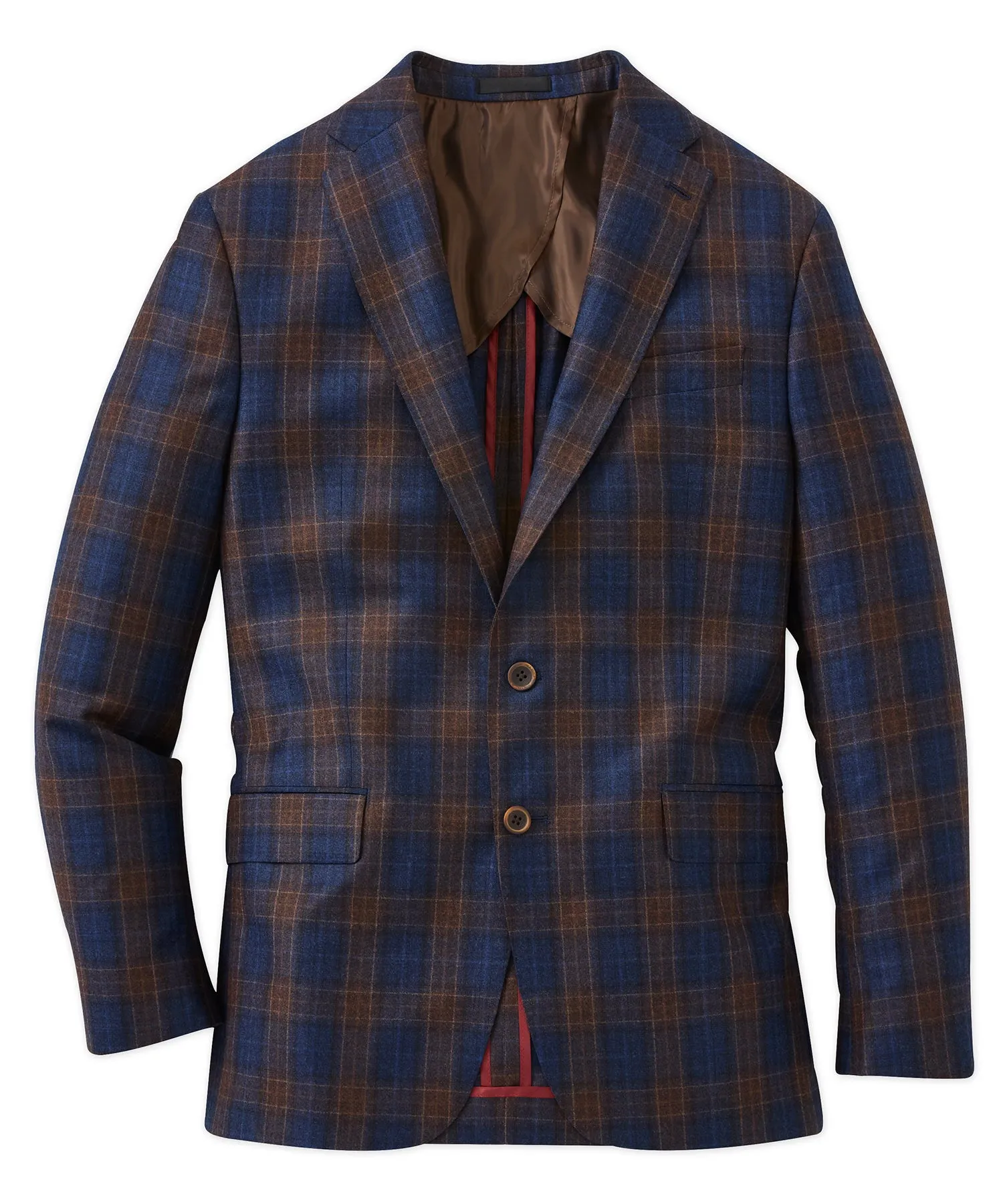 Wool Plaid Sport Coat