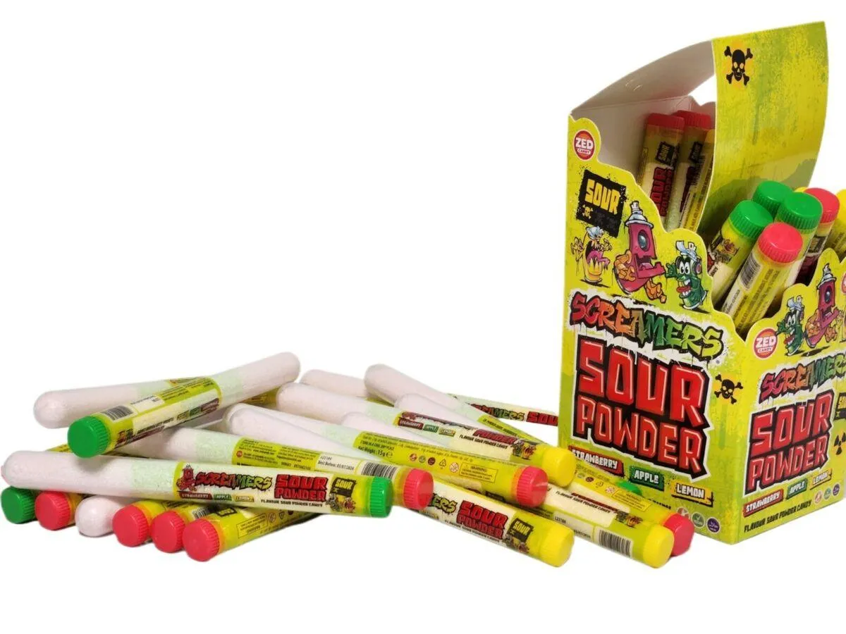 Zed Candy Screamers Sour Powder Tubes (1unid.)